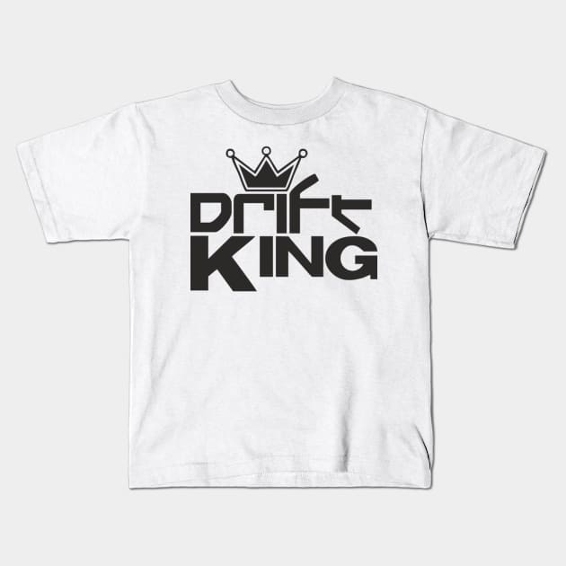 Drift King Kids T-Shirt by Motor World